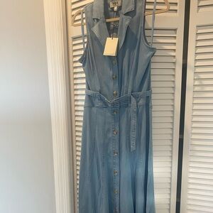 Robert Rodriguez Juniper Kona Sleeveless Denim Maxi Dress. Size 4. MSRP $148
